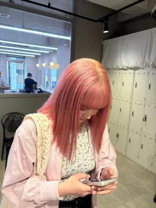 カラー 透明感ベージュ🤎 ナチュラルレイヤーのヘアスタイル