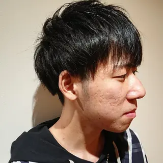 メンズ ブリーチ/ヘアケア/ 艶髪/イギチハルのヘアスタイル