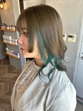 セミロング ANGELICA難波 yu-naのヘアスタイル