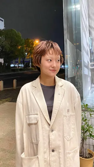 ショート マツザキ マナトのヘアスタイル