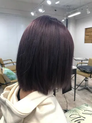ミディアム カラー 🔥ブリーチカラー 槙川のヘアスタイル