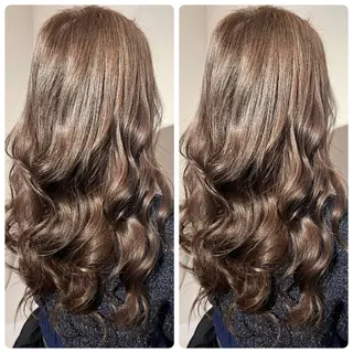 ロング 飯星慧斗 /ブリーチ、縮毛矯正のヘアスタイル