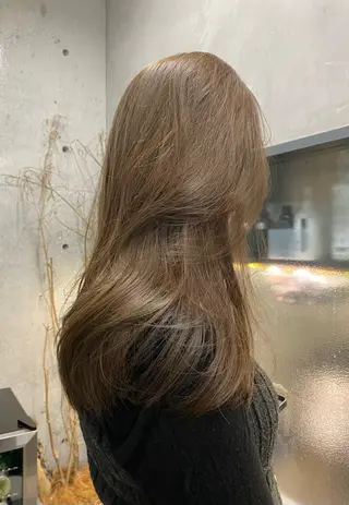 ロング カラー レイヤー/柔色 カラー/SAkiのヘアスタイル