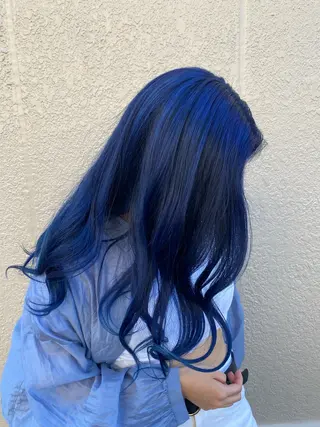 セミロング カラー パーマ ヘアアレンジ メンズ キッズ HairSignature所属・ブリーチ指名神戸 No.1美容師RENのヘアスタイル