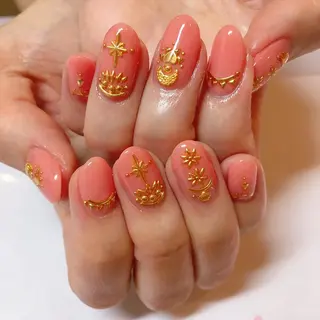 ネイル La neige* yuki 🥯🍑のネイルデザイン