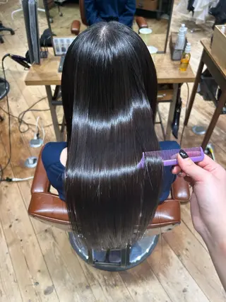 ロング ボブレイヤー/ ブリーチ/miyuuのヘアスタイル