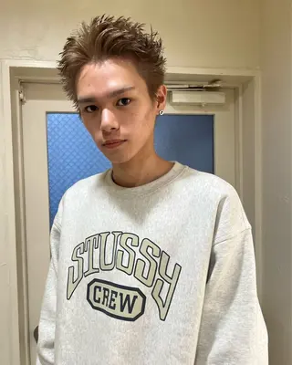 メンズ 横浜/ショート/ レイヤーカットのヘアスタイル