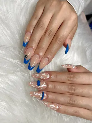 セミロング ネイル 《LB》ラブリエ Nail&eyeのマツエク・マツパデザイン