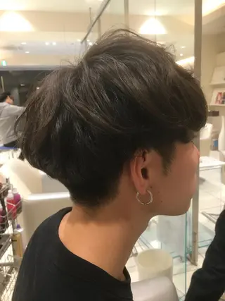 ショート カラー パーマ ヘアアレンジ メンズ キッズ ネイル マツエク・マツパ MODEK's西宮店 マネージャー神道有基のヘアスタイル