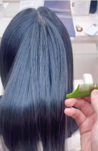 セミロング カラー 暖色🍒艶カラー✨️ コウセイのヘアスタイル