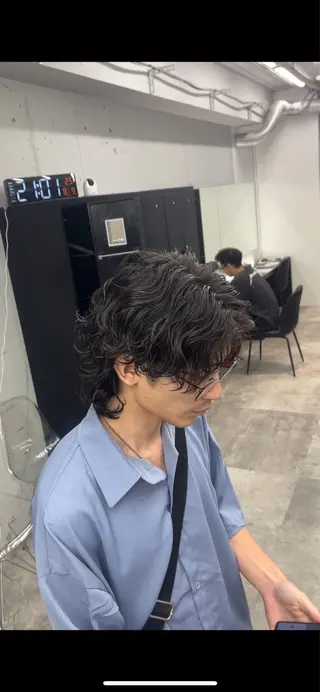 パーマ メンズ ØVARL　Jingumae所属・OVARL/ メンズパーマ/きらりのヘアスタイル