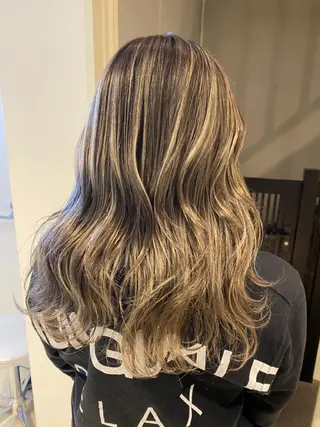 ロング カラー 🌈評価No.1🌈 艶髪カラー❌エクステのヘアスタイル