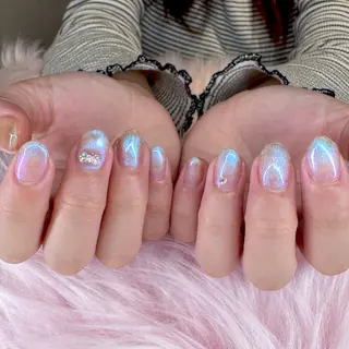 ネイル RIEKO🍒 ワンホン♡推しネイルのネイルデザイン