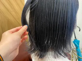 ミディアム カラー 井上 舞のヘアスタイル