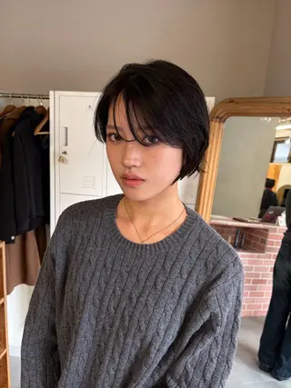 ショート 似合わせ特化/レイヤ ーカット/mikuのヘアスタイル