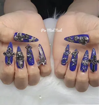 ネイル momo 長さだしのネイルデザイン