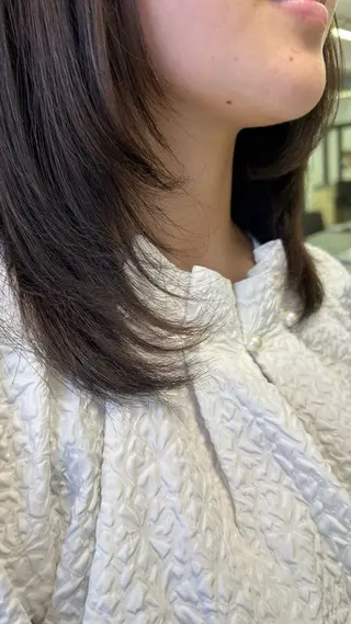 セミロング ❄️艶カラー/レイヤ ー/ボブ/mao❄️のヘアスタイル