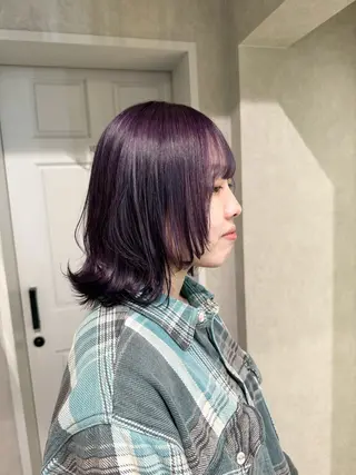 ミディアム カラー *.+゚ ゆな🪄︎︎◝✩のヘアスタイル