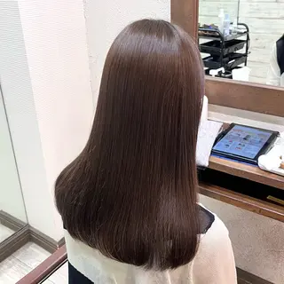 ロング カラー 平野 優菜 / 透明感 ツヤ 暖色のヘアスタイル