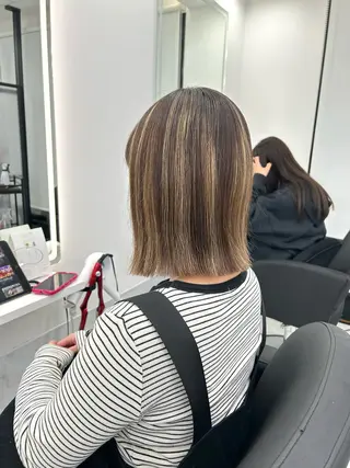 ミディアム F.所属・miku 🍑髪質改善サロンのヘアスタイル