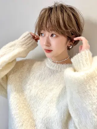 ショート 🫧似合わせショート ゴヤ🫧のヘアスタイル