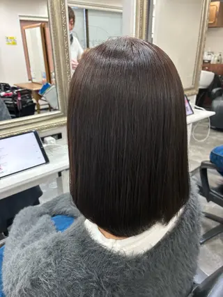 ミディアム カラー 五十嵐 満梨奈のヘアスタイル
