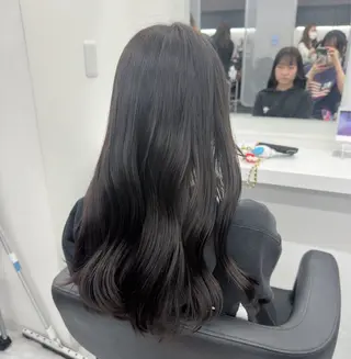 ロング カラー パーマ ヘアアレンジ メンズ キッズ ♥️韓国ヘア レイヤー♥️ゆりのヘアスタイル