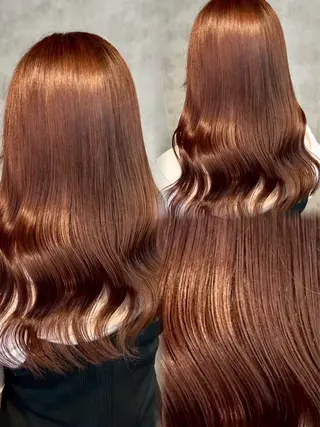 ロング カラー ダメージレスカラー 🩵HIYO🩵のヘアスタイル