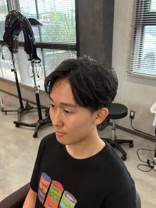 メンズ hair make LATTE 川原店所属・若林 叶大のヘアスタイル