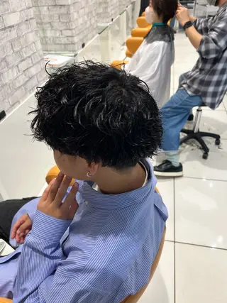 ミディアム TABOO.i 早野太郎のヘアスタイル