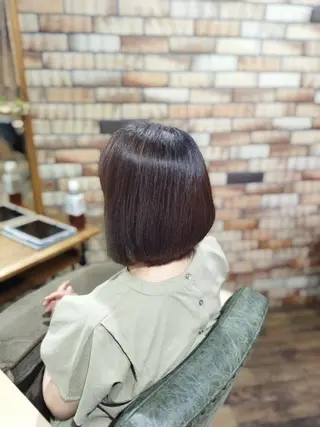 カラー ミディアム 北林 弘展のヘアスタイル