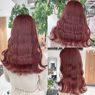 セミロング カラー 渋谷:インナーカラー ／🍒エリカ🍒のヘアスタイル