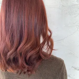 ミディアム カラー 【髪質改善】 夏目結以のヘアスタイル