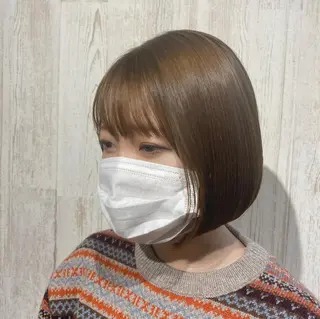 ショート カラー 大場 優のヘアスタイル