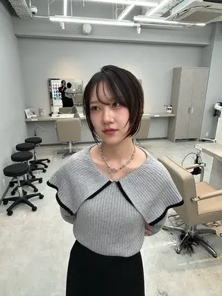 ショート 山﨑 燦人のヘアスタイル