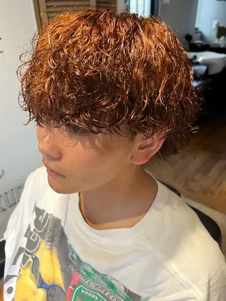 ミディアム パーマ メンズ eight  men 吉祥寺所属・メンズ専門　店長 大澤幸平のヘアスタイル