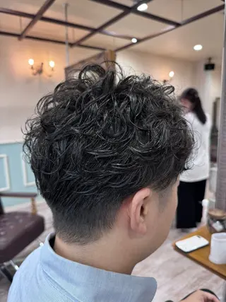 パーマ メンズ 新越谷noble店長 松本拓也▶◀*.のヘアスタイル