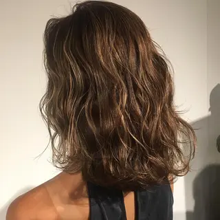 ミディアム カラー ✂︎中山竜哉✂︎ 川崎スタイリストのヘアスタイル