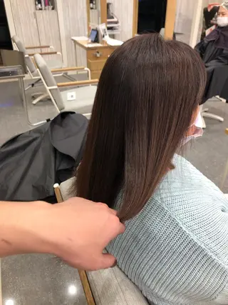 ロング 太白区白髪ぼかし/ ボブカット/千葉達人のヘアスタイル