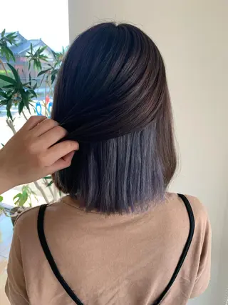 カラー 柴田 結衣のヘアスタイル