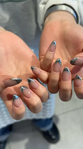 ネイル 🎀韓国レイヤー特化 🎀ベージュ/ミクのヘアスタイル