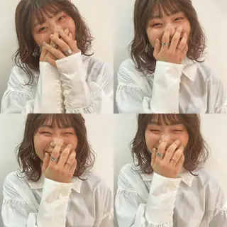 ミディアム 小玉 杏華のヘアスタイル