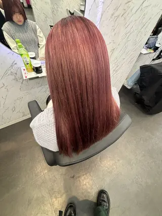 カラー hair salon dot.mooda所属・레온⋆✦ Leon 透明感✨️Colorのヘアスタイル