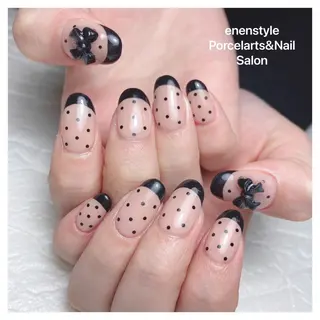 ミディアム ネイル アイブロウ 👑enen style👑のネイルデザイン