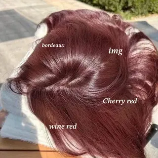 セミロング カラー ヘアアレンジ 顔まわりカット の達人のヘアスタイル