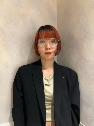 ショート 横浜/ブリーチ/ ダブルカラー/RINのヘアスタイル