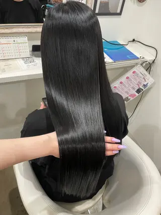 ロング Jewel Box所属・梅田/酸性ストレート 髪質改善/natsuのヘアスタイル