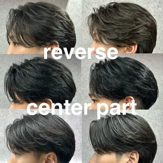 ショート カラー メンズ メンズスタイリスト 前田雄輝のヘアスタイル