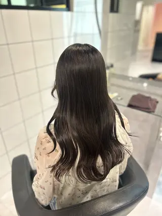 ロング カラー 表参道/透明感カラー /暗髪/ジュキヤのヘアスタイル
