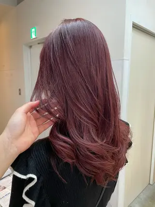 セミロング カラー ナチュラル透明感🌱 小山美樹子のヘアスタイル